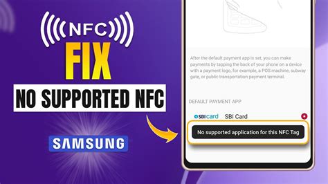 not supported nfc tag|why nfc card cannot scan.